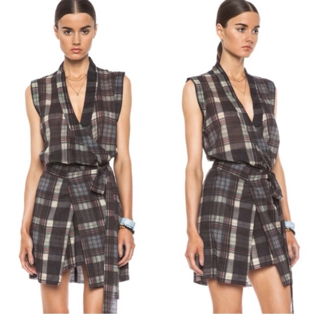 ISABEL MARANT Etoile Varna Cotton Wrap Dress